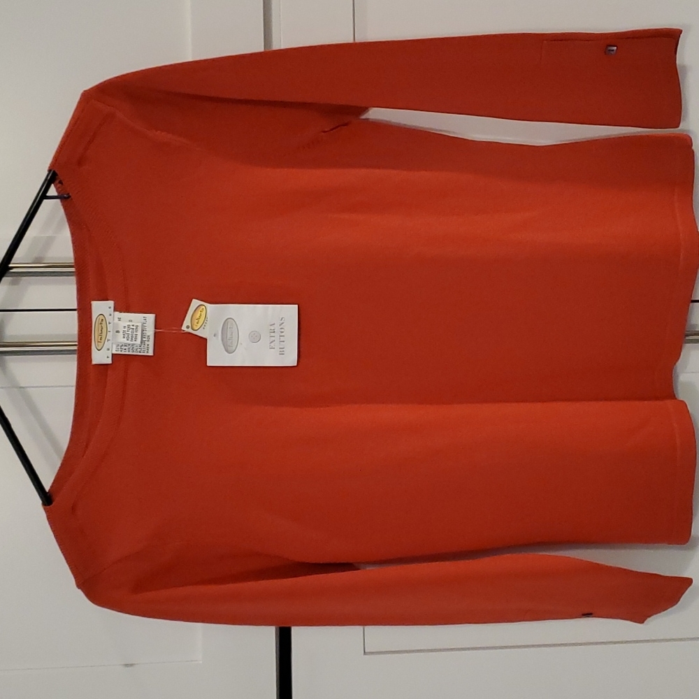 Orange sweater top PS